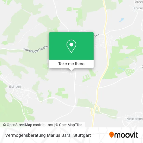 Карта Vermögensberatung Marius Baral