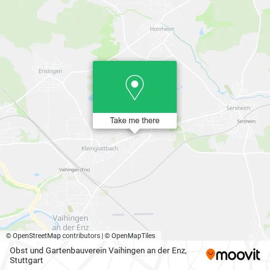 Карта Obst und Gartenbauverein Vaihingen an der Enz