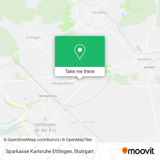 Sparkasse Karlsruhe Ettlingen map