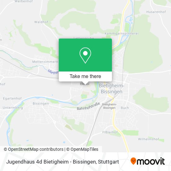 Карта Jugendhaus 4d Bietigheim - Bissingen