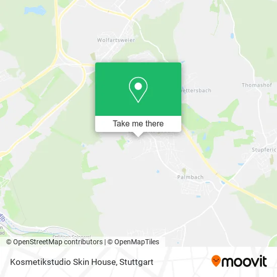 Карта Kosmetikstudio Skin House