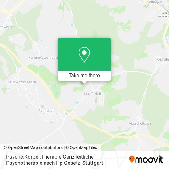 Psyche.Körper.Therapie Ganzheitliche Psychotherapie nach Hp Gesetz map