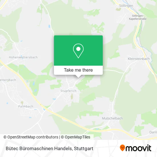Карта Bütec Büromaschinen Handels