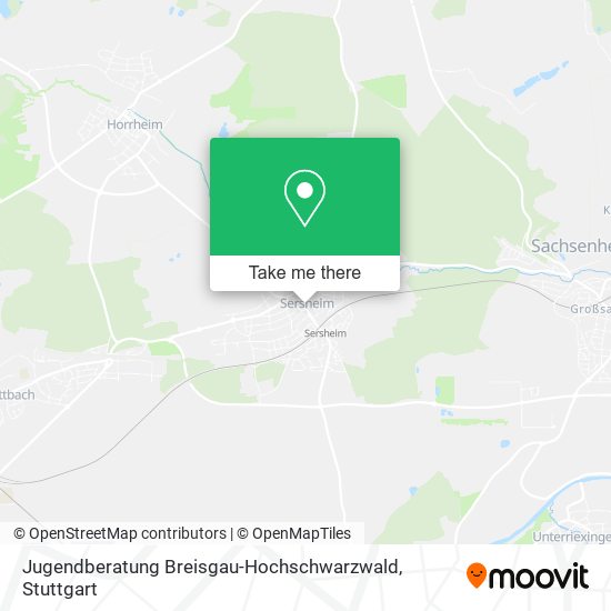 Jugendberatung Breisgau-Hochschwarzwald map