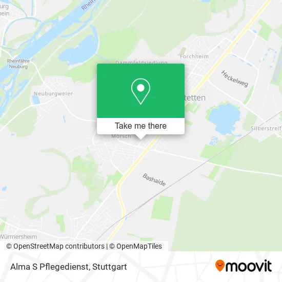 Карта Alma S Pflegedienst