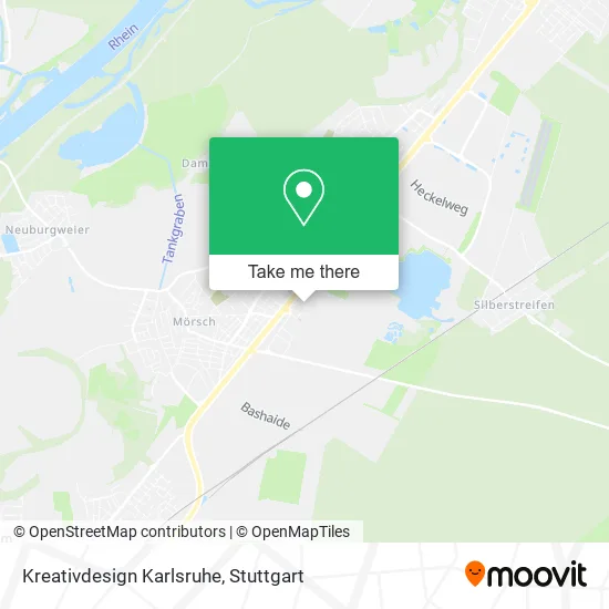 Карта Kreativdesign Karlsruhe