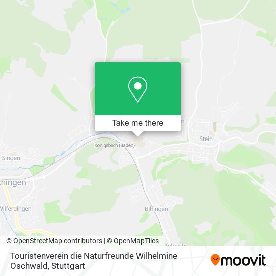 Touristenverein die Naturfreunde Wilhelmine Oschwald map