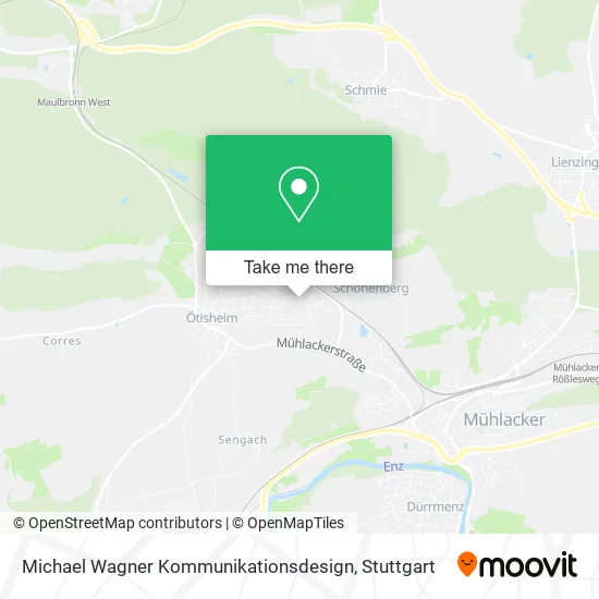 Карта Michael Wagner Kommunikationsdesign
