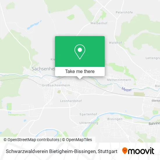 Карта Schwarzwaldverein Bietigheim-Bissingen