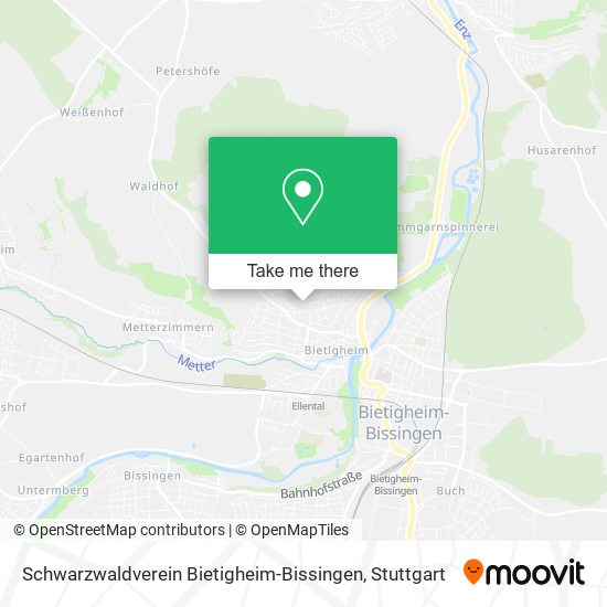 Schwarzwaldverein Bietigheim-Bissingen map