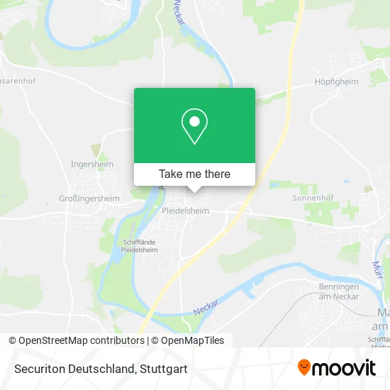 Карта Securiton Deutschland