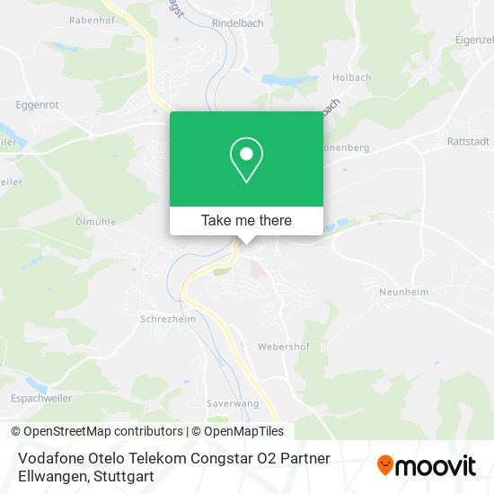 Карта Vodafone Otelo Telekom Congstar O2 Partner Ellwangen