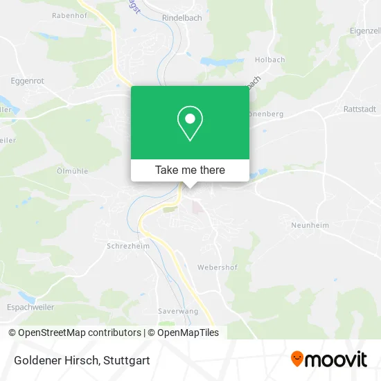 Карта Goldener Hirsch