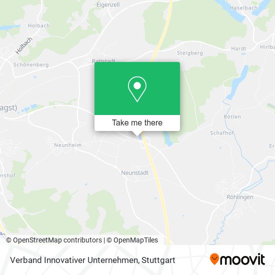 Verband Innovativer Unternehmen map