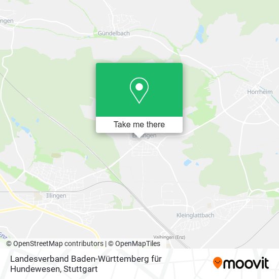 Landesverband Baden-Württemberg für Hundewesen map