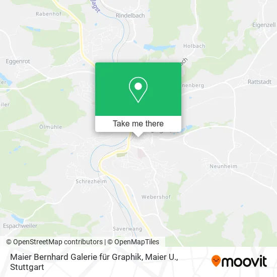 Карта Maier Bernhard Galerie für Graphik, Maier U.