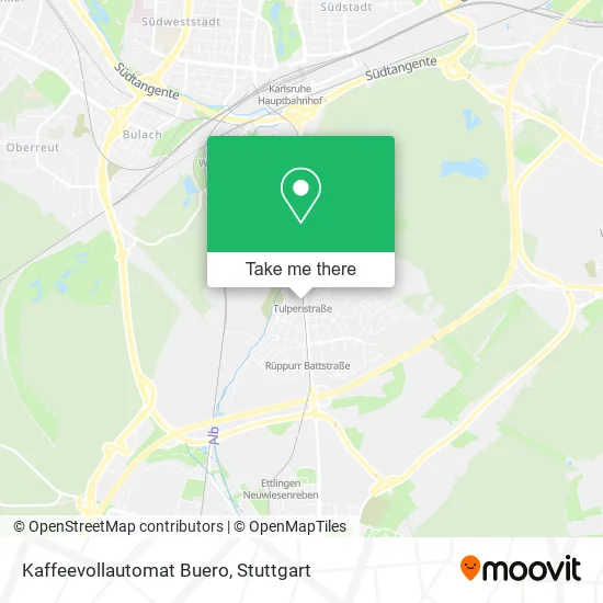 Карта Kaffeevollautomat Buero