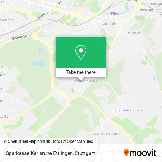 Карта Sparkasse Karlsruhe Ettlingen