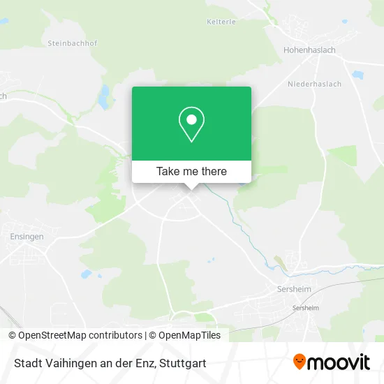 Карта Stadt Vaihingen an der Enz
