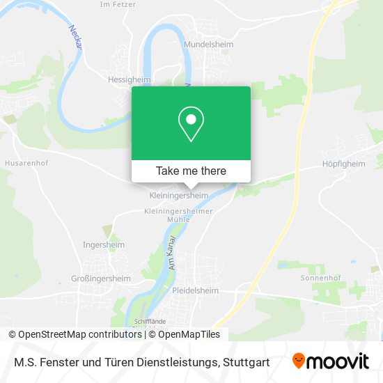 M.S. Fenster und Türen Dienstleistungs map