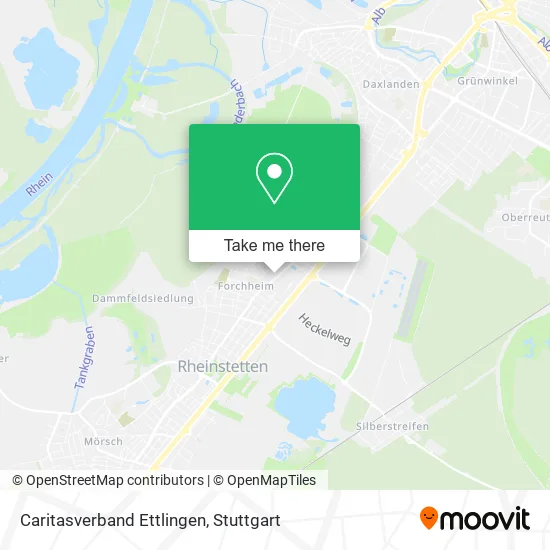 Карта Caritasverband Ettlingen