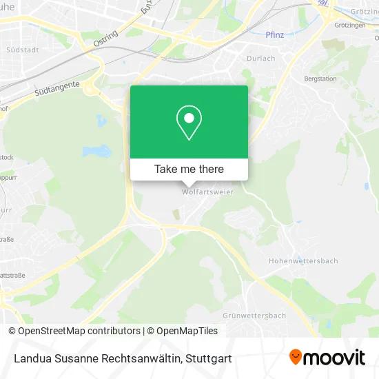 Карта Landua Susanne Rechtsanwältin