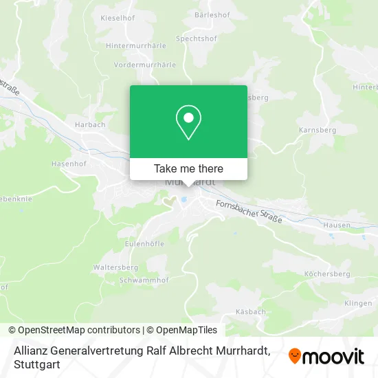 Карта Allianz Generalvertretung Ralf Albrecht Murrhardt