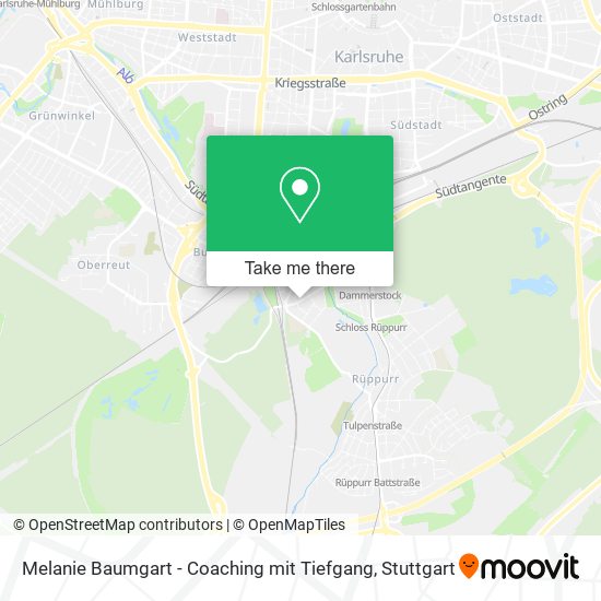 Melanie Baumgart - Coaching mit Tiefgang map