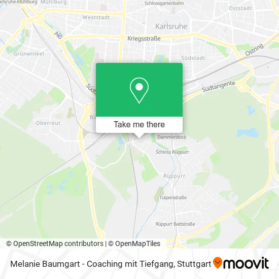 Карта Melanie Baumgart - Coaching mit Tiefgang