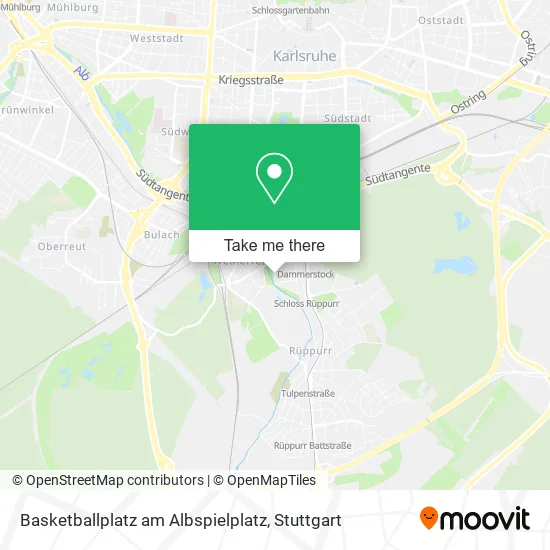 Карта Basketballplatz am Albspielplatz