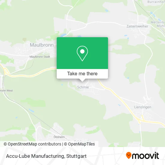 Карта Accu-Lube Manufacturing