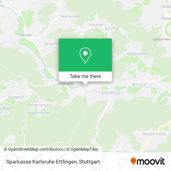 Sparkasse Karlsruhe Ettlingen map