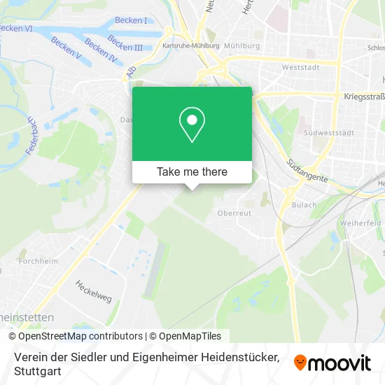 Карта Verein der Siedler und Eigenheimer Heidenstücker