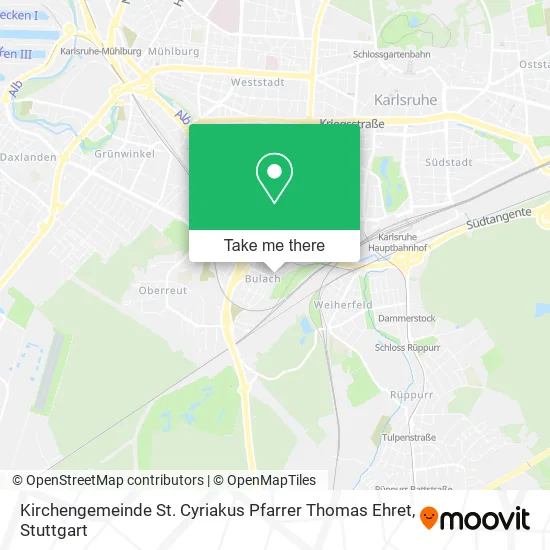 Карта Kirchengemeinde St. Cyriakus Pfarrer Thomas Ehret