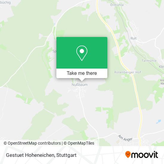 Карта Gestuet Hoheneichen