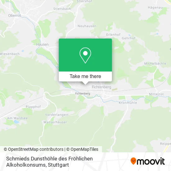 Карта Schmieds Dunsthöhle des Fröhlichen Alkoholkonsums