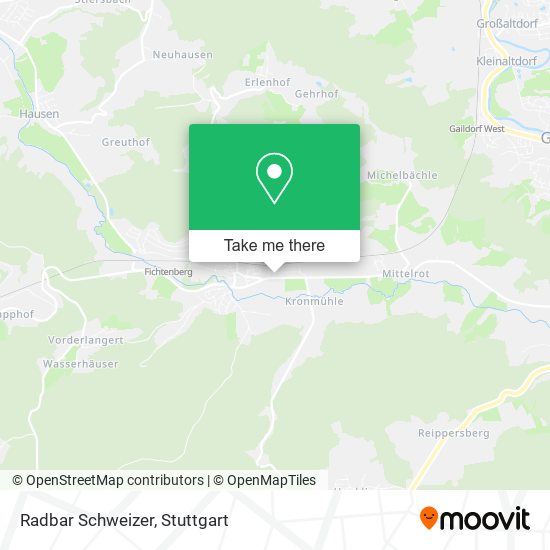 Карта Radbar Schweizer