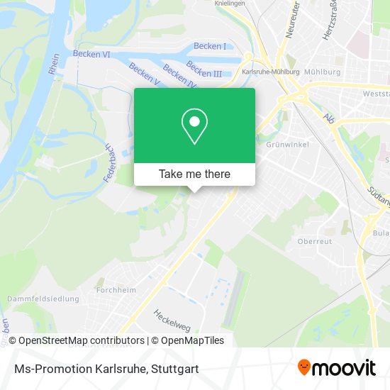 Ms-Promotion Karlsruhe map