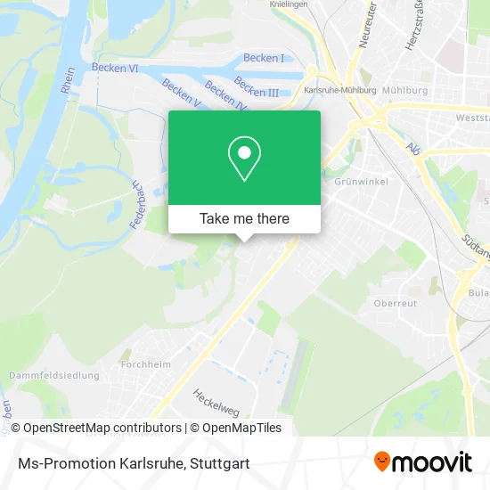 Карта Ms-Promotion Karlsruhe