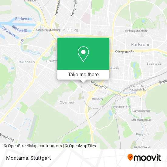 Карта Montama