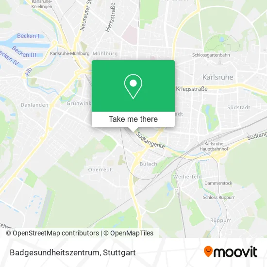 Карта Badgesundheitszentrum