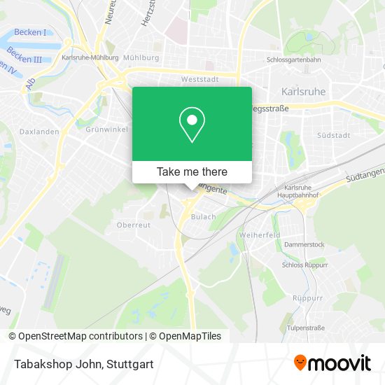 Карта Tabakshop John