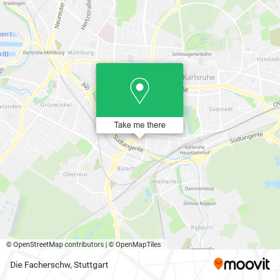 Карта Die Facherschw