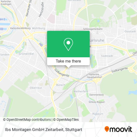 Ibs Montagen GmbH Zeitarbeit map