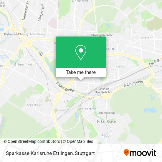 Карта Sparkasse Karlsruhe Ettlingen