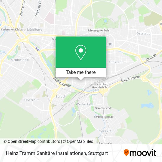 Heinz Tramm Sanitäre Installationen map