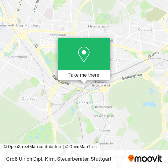 Карта Groß Ulrich Dipl.-Kfm. Steuerberater