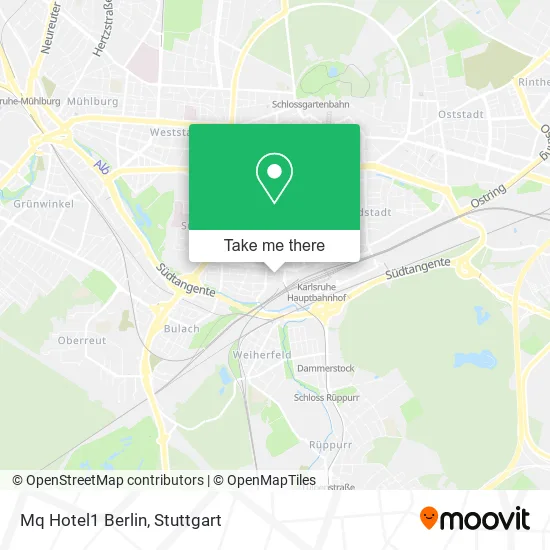 Карта Mq Hotel1 Berlin