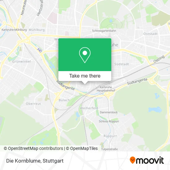 Карта Die Kornblume