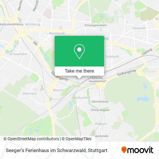 Карта Seeger's Ferienhaus im Schwarzwald